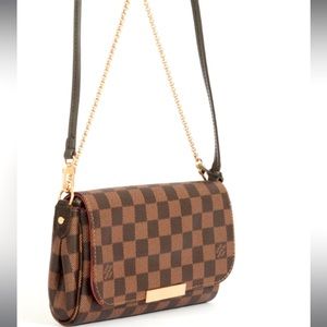 Louis Vuitton Brown Checkered Bag